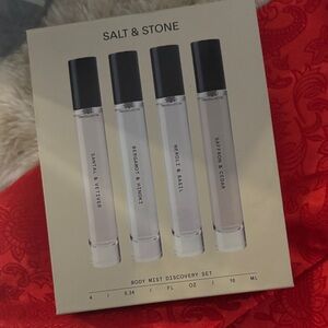 Salt & Stone Women’s Body Mist Discovery Set — White